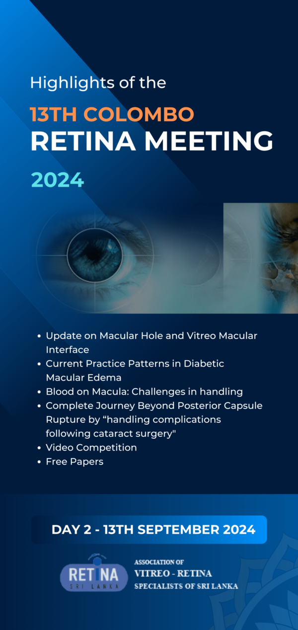 13th Colombo Retina Meeting 2024 - RETINA Sri Lanka